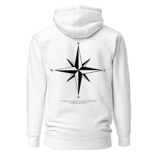 Strays White Hoodie