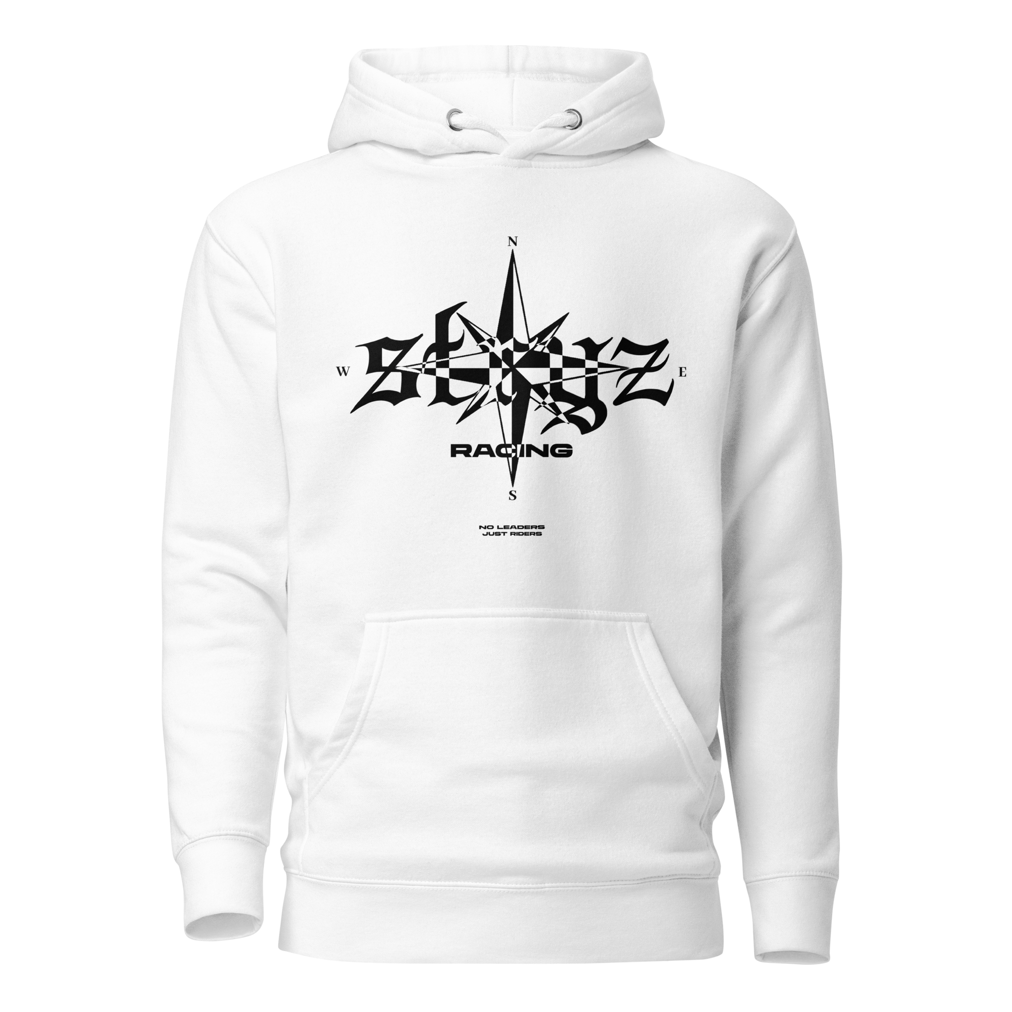Strays White Hoodie